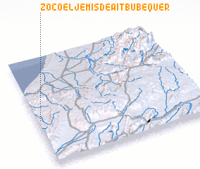 3d view of Zoco el Jemis de Ait Bubequer