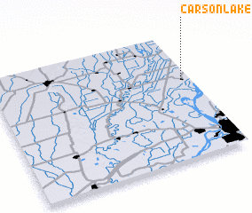 3d view of Carson Lake