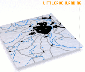 3d view of Little Rock Landing