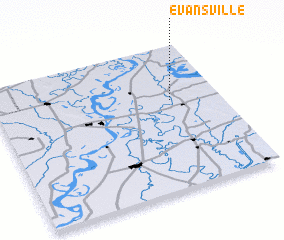 3d view of Evansville