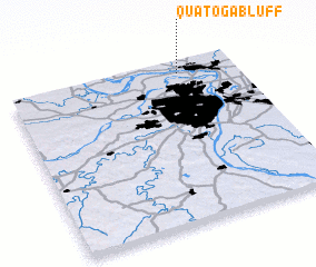 3d view of Quatoga Bluff