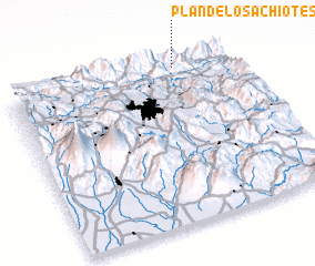 3d view of Plan de Los Achiotes