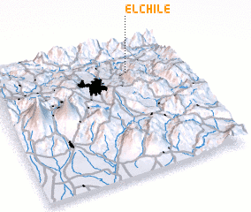 3d view of El Chile