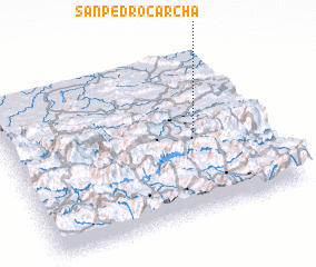 3d view of San Pedro Carchá