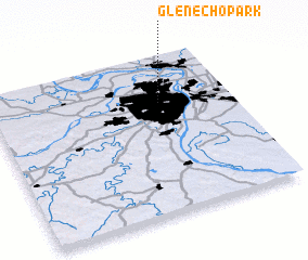 3d view of Glen Echo Park