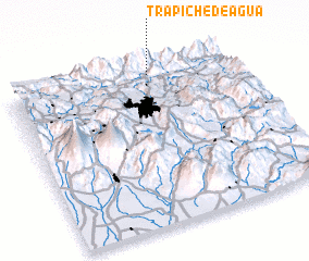 3d view of Trapiche de Agua