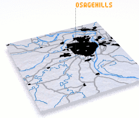 3d view of Osage Hills