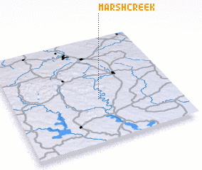 3d view of Marsh Creek