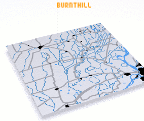 3d view of Burnt Hill