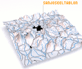 3d view of San José El Tablón