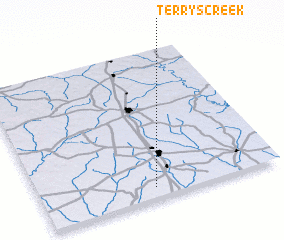 3d view of Terrys Creek