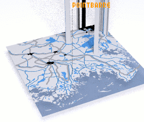 3d view of Point Barre