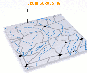 3d view of Browns Crossing