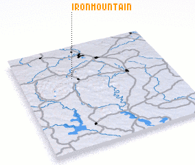 3d view of Iron Mountain