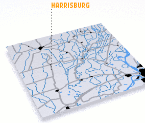 3d view of Harrisburg