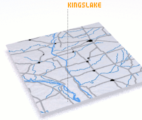 3d view of Kings Lake