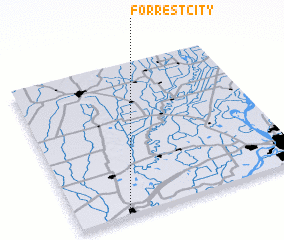 3d view of Forrest City