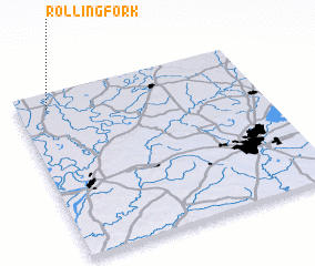 3d view of Rolling Fork