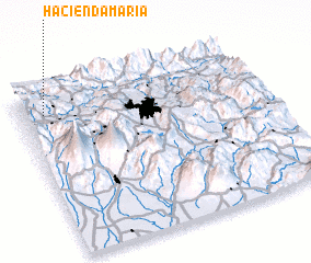 3d view of Hacienda María