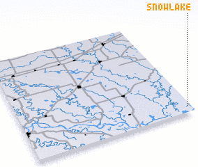 3d view of Snow Lake