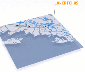 3d view of Lower Texas