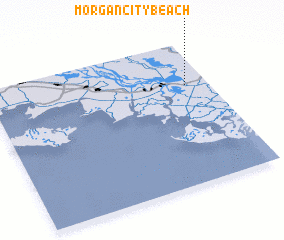 3d view of Morgan City Beach