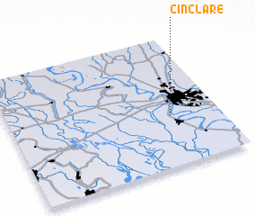 3d view of Cinclare