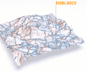 3d view of Río Blanco