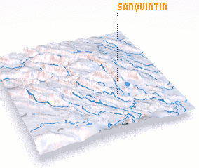 3d view of San Quintín