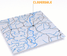 3d view of Cloverdale