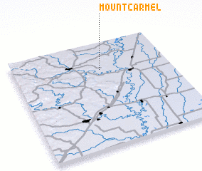 3d view of Mount Carmel