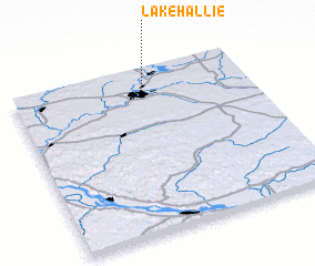 3d view of Lake Hallie