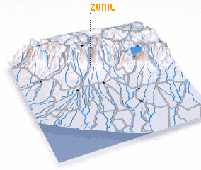 3d view of Zunil