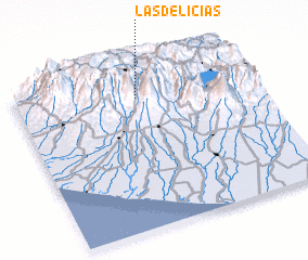 3d view of Las Delicias