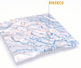 3d view of Río Seco