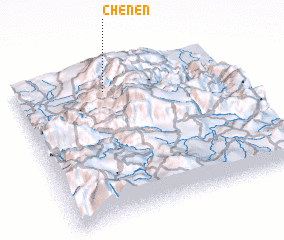 3d view of Chenén
