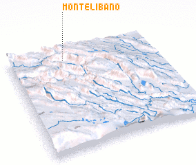 3d view of Monte Líbano