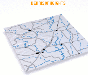 3d view of Dennison Heights