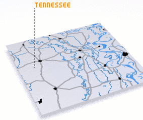 3d view of Tennessee