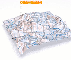 3d view of Cerro Grande