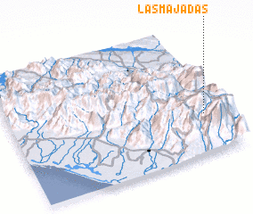 3d view of Las Majadas