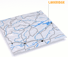 3d view of Lake Ridge