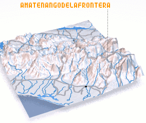 3d view of Amatenango de la Frontera