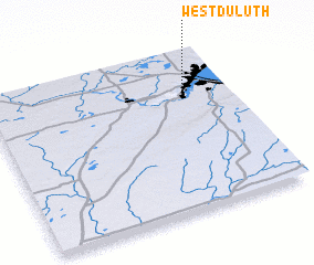 3d view of West Duluth