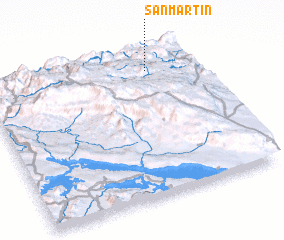 3d view of San Martín