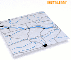 3d view of West Albany