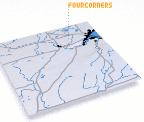 3d view of Four Corners