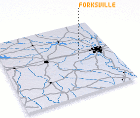 3d view of Forksville