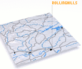 3d view of Rolling Hills