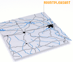 3d view of Mount Pleasant